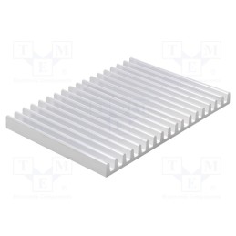 1 pcs x FISCHER ELEKTRONIK - SK 695 100 AL - Heatsink: extruded, L: 100mm, W: 140mm, H: 10mm, aluminium, raw
