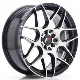JR Wheels JR18 17x7 ET40 4x100 114 Black Machined