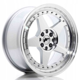 JR Wheels JR6 17x8 ET35 5x108 112 Silver Machined