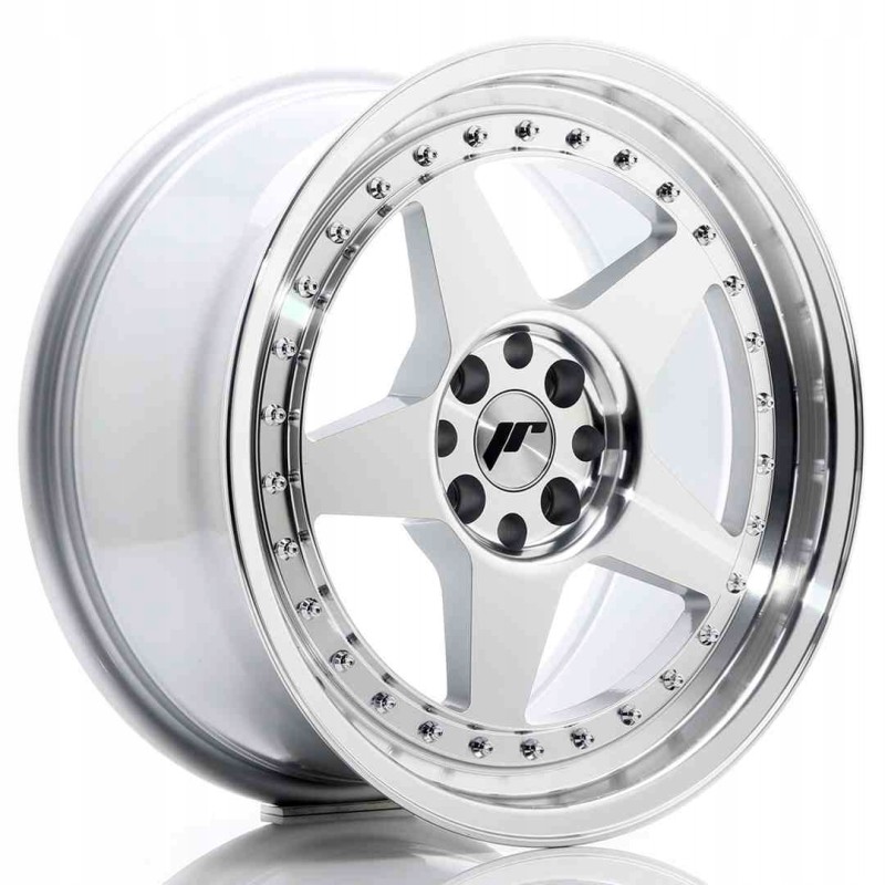 JR Wheels JR6 17x8 ET35 5x108 112 Silver Machined