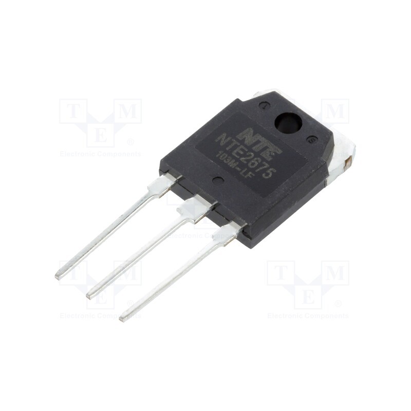 1 pcs x NTE Electronics - NTE2675 - Transistor: NPN, bipolar, 800V, 6A, 100W, TO3PN