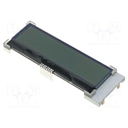 1 pcs x RAYSTAR OPTRONICS - RX1602A3-GHW-TS - Display: LCD, alphanumeric, COG,STN Positive, 16x2, gray, LED