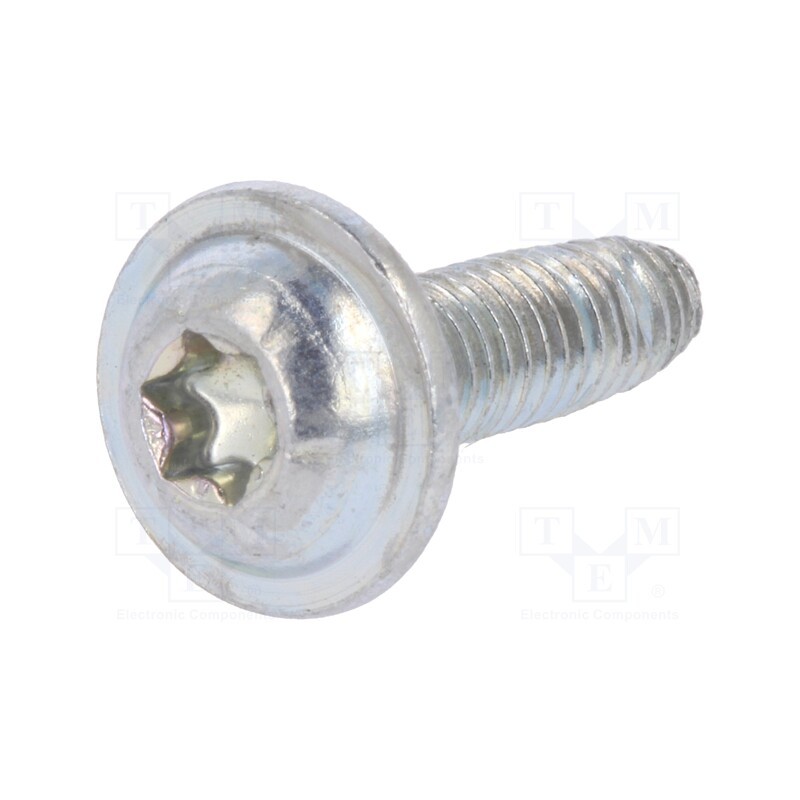 100 pcs x BOSSARD - 3354019 - Screw, for metal, with flange, 3.5x12, Head: button, Torx®, TX15