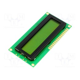 1 pcs x DISPLAY ELEKTRONIK - DEM 16213 SYH - Display: LCD, alphanumeric, STN Positive, 16x2, 80x36x9mm, PIN: 16