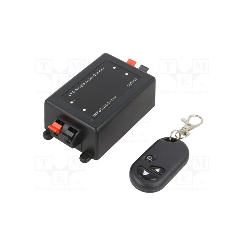 1 pcs x OPTOFLASH - CTR-MONO-8A-01 - LED controller, dimming function, Ch: 1, 8A, black, -20÷40°C