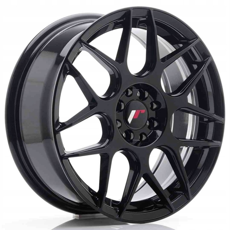 JR Wheels JR18 17x7 ET40 5x100 114 Glossy Black