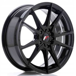 JR Wheels JR21 17x7 ET40 5x100 114 Glossy Black