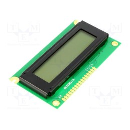 1 pcs x DISPLAY ELEKTRONIK - DEM 08172 SBH-PW-N - Display: LCD, alphanumeric, STN Negative, 8x1, 84x44x10.5mm, LED