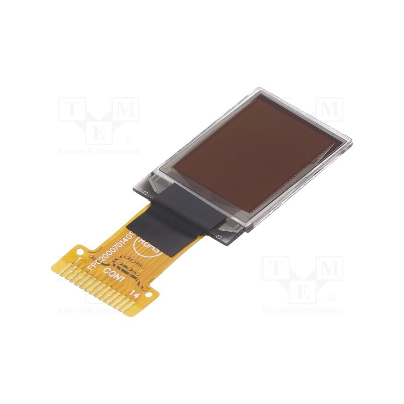 1 pcs x DISPLAY ELEKTRONIK - DEP 048064A-Y - Display: OLED, graphical, 0.71', 48x64, Dim: 13.9x22x1.3mm, yellow