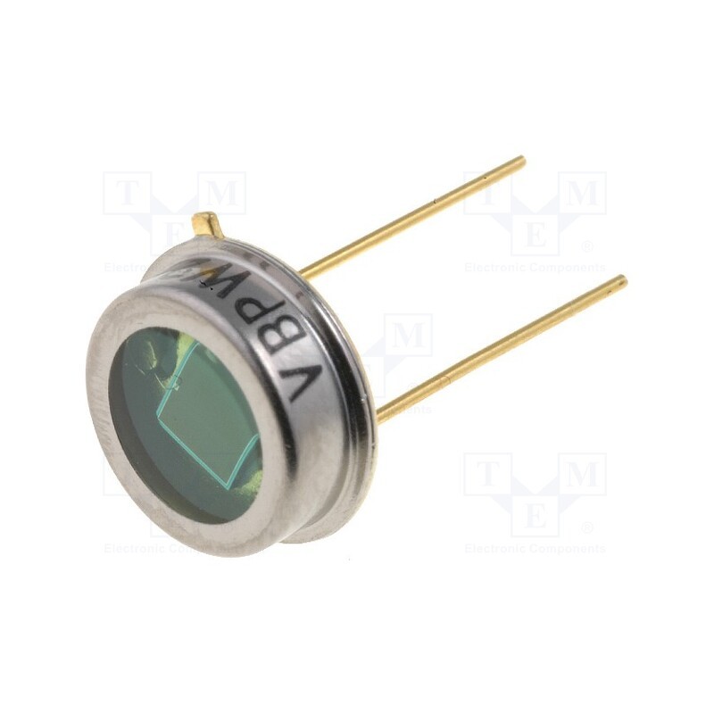 1 pcs x VISHAY - BPW21R - Photodiode, TO5, THT, 565nm, 420÷675nm, 100°