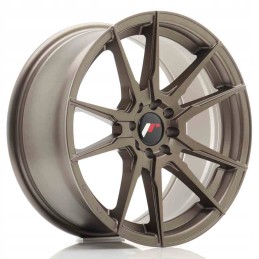 JR Wheels JR21 17x8 ET35 5x100 114 Matt Bronze