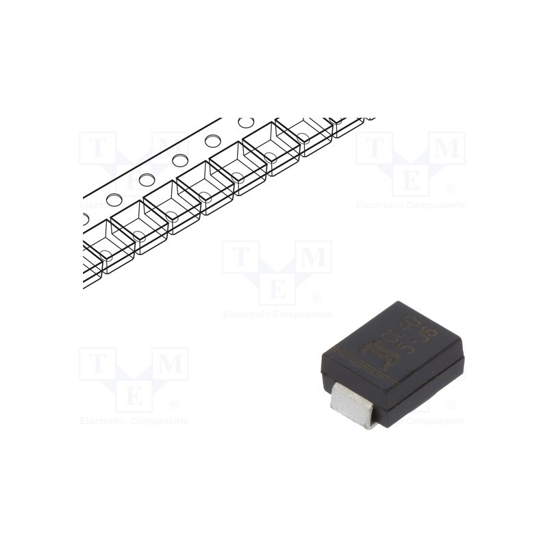 5 pcs x DIOTEC SEMICONDUCTOR - CL40M45 - Diode: CRD, single diode, SMB, 3÷90V, 34÷46mA, 1W