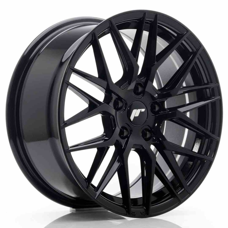 JR Wheels JR28 17x8 ET40 5x114 3 Glossy Black
