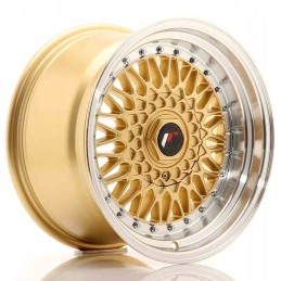 JR Wheels JR9 16x9 ET20 BLANK Gold in Machined Lip