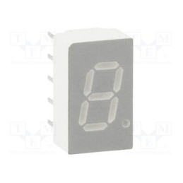 1 pcs x BROADCOM (AVAGO) - HDSP-7501 - Display: LED, 7-segment, 7.62mm, 0.3', No.char: 1, red, 0.36÷0.98mcd