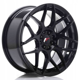 JR Wheels JR18 17x8 ET25 4x100 108 Glossy Black