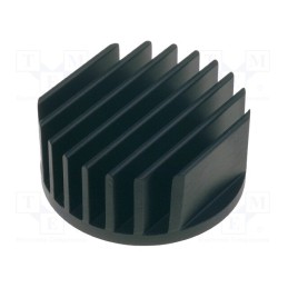 1 pcs x FISCHER ELEKTRONIK - ICKLEDR32X14 - Heatsink, LED, Ø: 32mm, H: 14mm, 15.71K/W, black