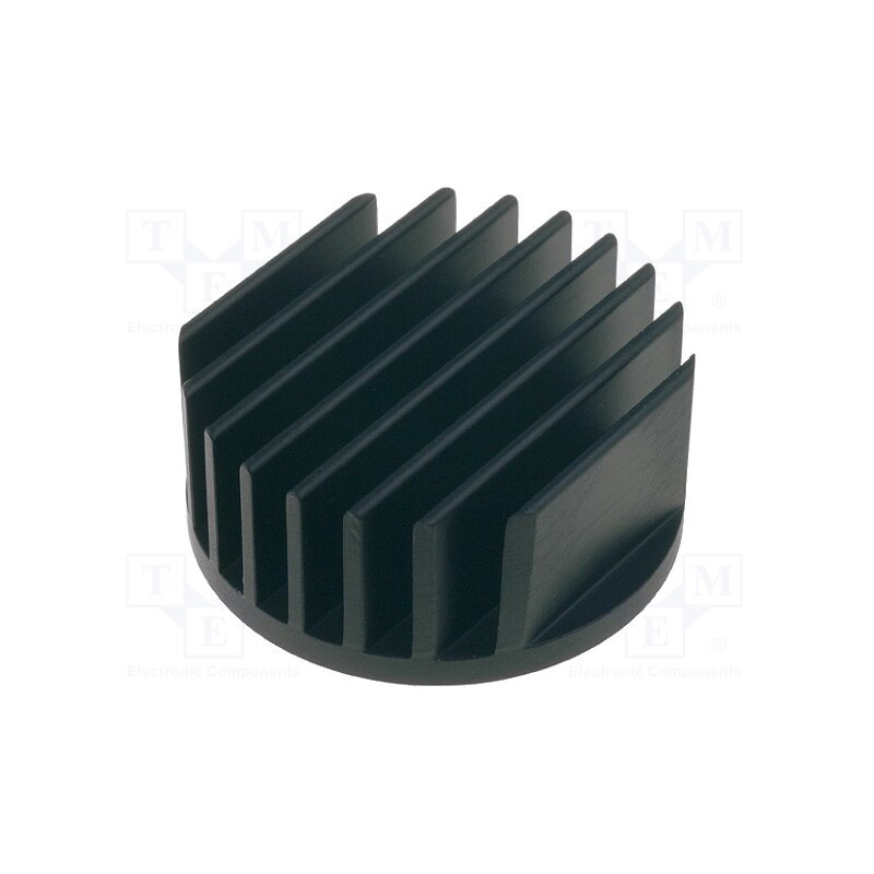 1 pcs x FISCHER ELEKTRONIK - ICKLEDR32X14 - Heatsink, LED, Ø: 32mm, H: 14mm, 15.71K/W, black