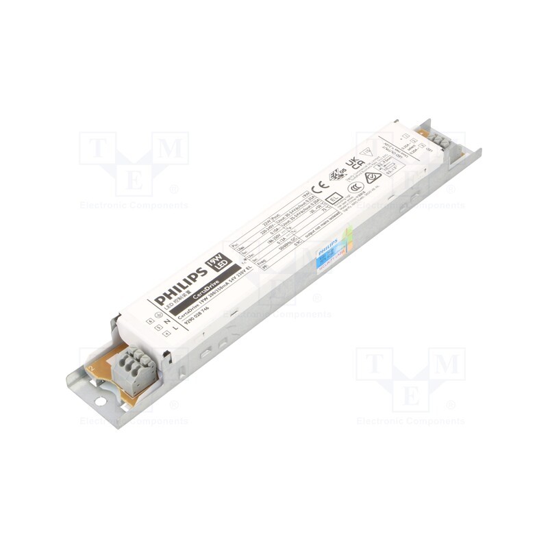 1 pcs x PHILIPS - CERTADRIVE 19W 200/350MA 54V 230V EL - Power supply: switched-mode, LED, 19W, 35÷54VDC, 200÷350mA, IP20