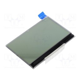 1 pcs x DISPLAY ELEKTRONIK - DEM 128064E1 FGH - Display: LCD, graphical, 128x64, FSTN Positive, 75x50x2.75mm, 3'