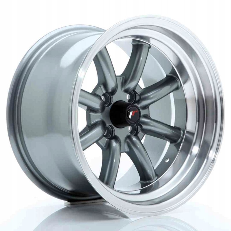 JR Wheels JR19 15x9 ET 13 4x100 Gun Metal