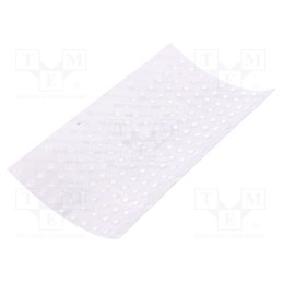 144 pcs x 3M - 7000002016 - Self-adhesive foot, H: 1.9mm, transparent, polyurethane, Bumpon