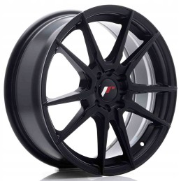 JR Wheels JR21 17x7 ET40 4x100 114 Matt Black