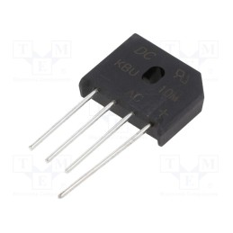 1 pcs x DC COMPONENTS - KBU10M - Bridge rectifier: single-phase, Urmax: 1kV, If: 10A, Ifsm: 200A