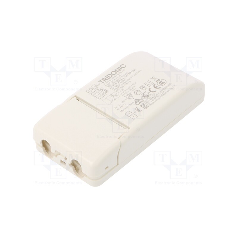 1 pcs x TRIDONIC - 87500581 - Power supply: switched-mode, LED, 10W, 20÷28.6VDC, 350mA, IP20