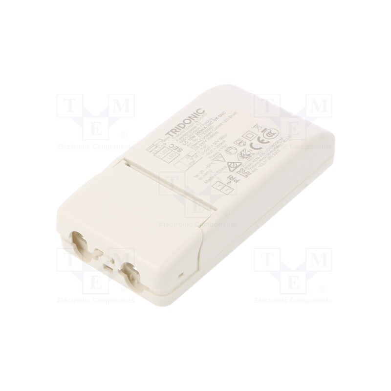 1 pcs x TRIDONIC - 87500580 - Power supply: switched-mode, LED, 10W, 28÷40VDC, 250mA, 198÷264VAC