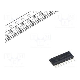 1 pcs x STMicroelectronics - ST202CDR - IC: interface, transceiver, RS232, 400kbps, SO16, 5VDC,