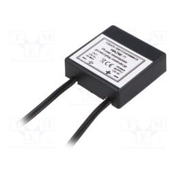 1 pcs x Nord Elektronik Plus - 7320114 - Touch switch, 44x44x14mm, Colour: black, IP40, Leads: lead x2