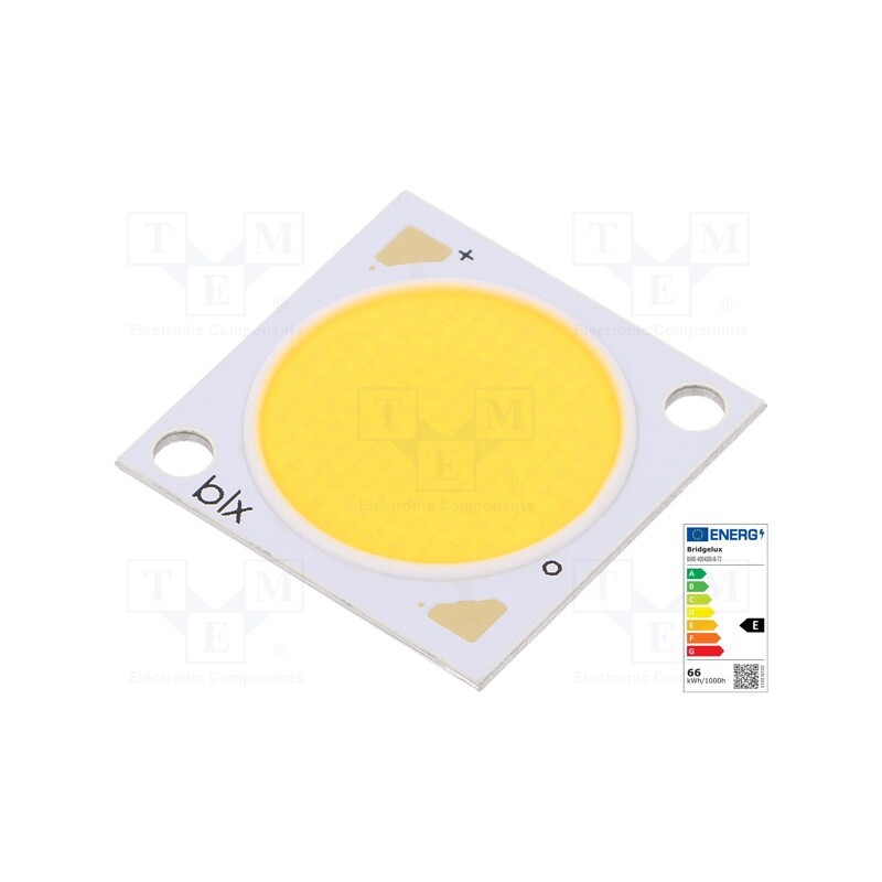 1 pcs x BRIDGELUX - BXRE-40E4000-B-73 - Power LED, COB, 120°, 900mA, P: 30.6W, 4674lm, 24x24x1.7mm, 153lm/W