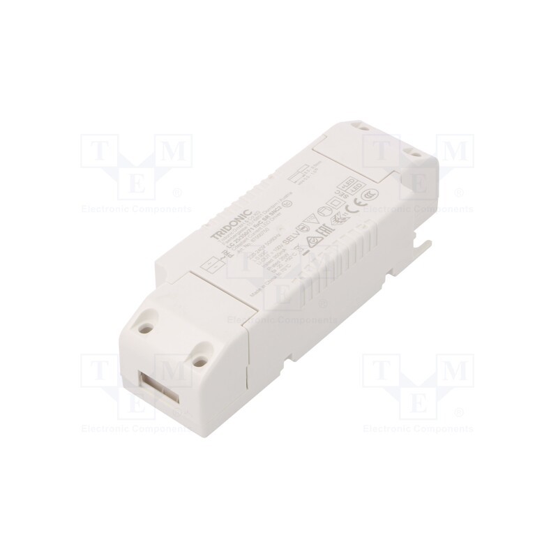 1 pcs x TRIDONIC - 87500750 - Power supply: switched-mode, LED, 25W, 45÷71VDC, 350mA, 198÷264VAC