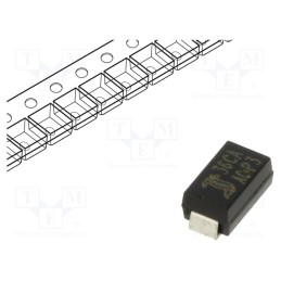 10 pcs x DIOTEC SEMICONDUCTOR - P4SMAJ36CA-AQ - Diode: TVS, 400W, 40÷44.4V, 6.9A, bidirectional, ±5%, SMA,
