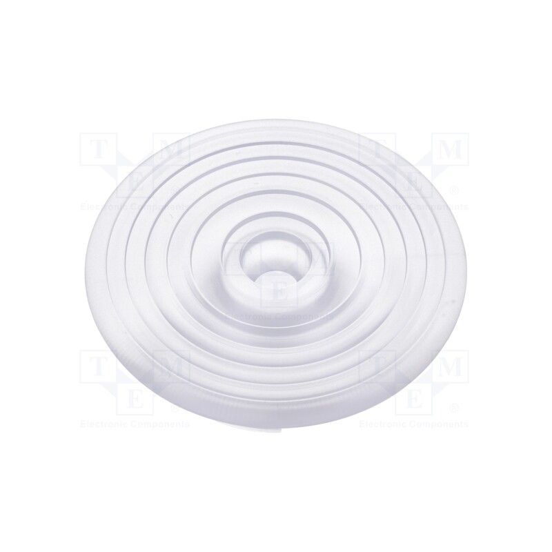 1 pcs x LEDIL - C15802_MOLLY-W - LED lens, round, plexiglass PMMA, transparent, H: 22.1mm, Ø: 69.8mm