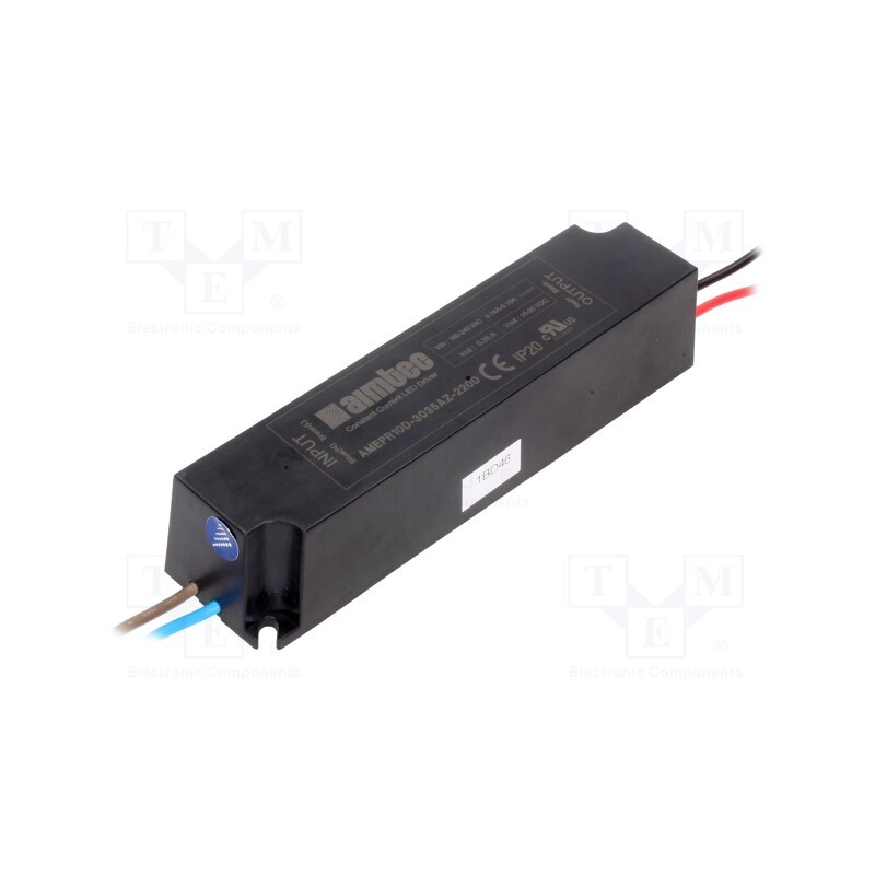 1 pcs x AIMTEC - AMEPR10D-3035AZ-220D - Power supply: switched-mode, LED, 10.5W, 15÷30VDC, 0.35A, IP20