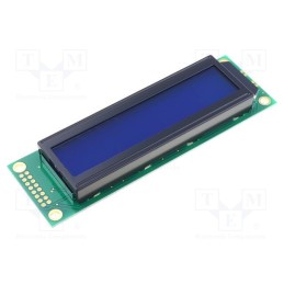1 pcs x RAYSTAR OPTRONICS - RC2002A-BIW-ESX - Display: LCD, alphanumeric, STN Negative, 20x2, blue, LED, PIN: 16