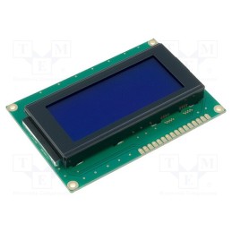 1 pcs x RAYSTAR OPTRONICS - RC1604A-BIW-ESX - Display: LCD, alphanumeric, STN Negative, 16x4, blue, 87x60x13.6mm