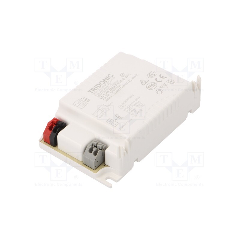 1 pcs x TRIDONIC - 87500631 - Power supply: switched-mode, LED, 20W, 40÷54VDC, 350mA, 198÷264VAC
