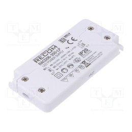 1 pcs x RECOM - RACD06-350-LP - Power supply: switched-mode, LED, 6W, 2÷18VDC, 350mA, 198÷264VAC