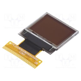 1 pcs x DISPLAY ELEKTRONIK - DEP 064048A-Y - Display: OLED, graphical, 0.66', 64x48, Dim: 18.46x18.1x1.3mm