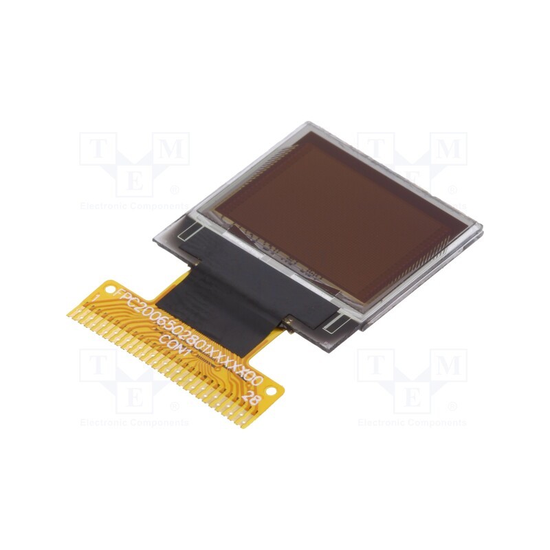 1 pcs x DISPLAY ELEKTRONIK - DEP 064048A-Y - Display: OLED, graphical, 0.66', 64x48, Dim: 18.46x18.1x1.3mm