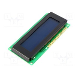 1 pcs x DISPLAY ELEKTRONIK - DEM 16102 SYH-LY - Display: LCD, alphanumeric, STN Positive, 16x1, 80x36x12.4mm, LED