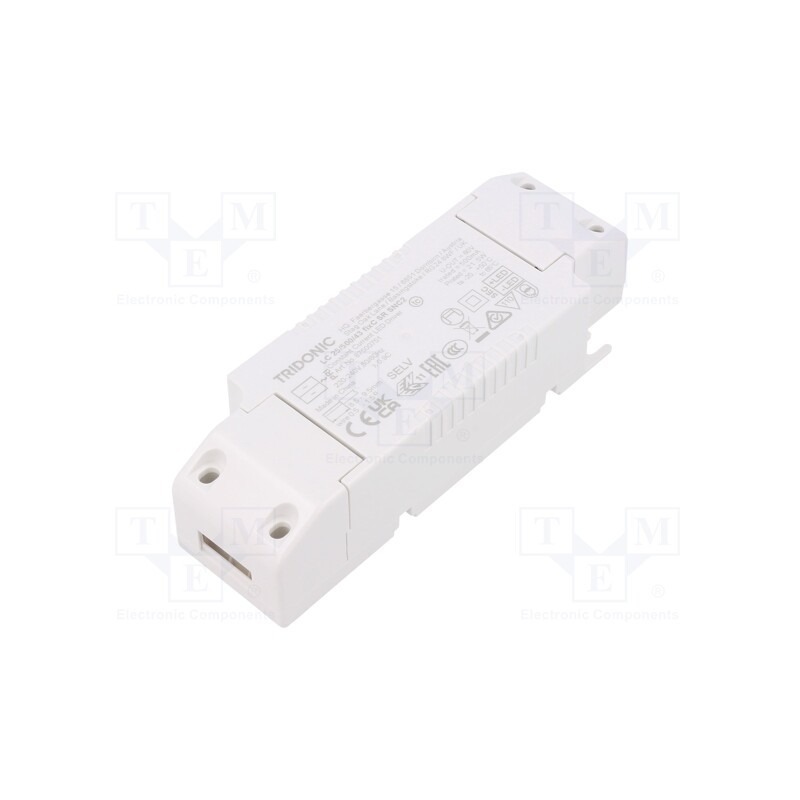 1 pcs x TRIDONIC - LC 25/500/43 FIXC SR SNC2 - Power supply: switched-mode, LED, 25W, 43÷60VDC, 500mA, 198÷264VAC
