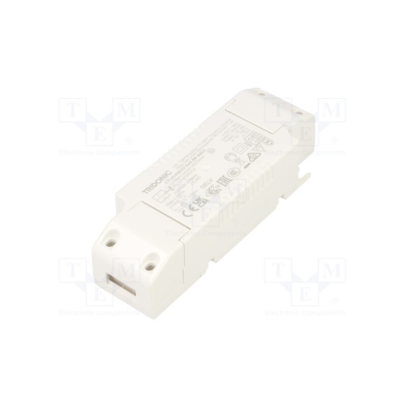 1 pcs x TRIDONIC - LC 25/600/42 FIXC SR SNC2 - Power supply: switched-mode, LED, 25W, 42÷60VDC, 600mA, 198÷264VAC