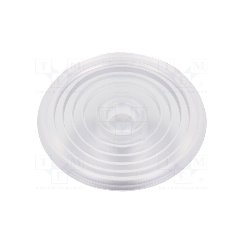 1 pcs x LEDIL - C15801_MOLLY-M - LED lens, round, plexiglass PMMA, transparent, H: 23.6mm, Ø: 69.8mm
