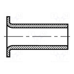 200 pcs x BOSSARD - 1218395 - Rivet, brass, Rivet diam: 3mm, L.rivet: 12mm, BN 572, DIN 7340A