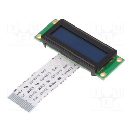 1 pcs x DISPLAY ELEKTRONIK - DEM 16223 SBH-PW-N - Display: LCD, alphanumeric, FSTN Positive, 16x2, 53x20x5.4mm, LED