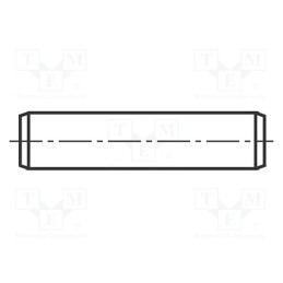 200 pcs x BOSSARD - 1255592 - Cylindrical stud, A2 stainless steel, BN 684, Ø: 1.5mm, L: 10mm